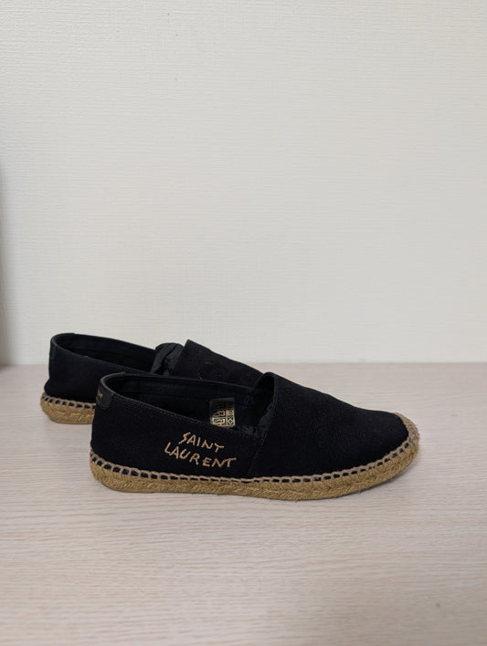 Embroidered Canvas Espadrilles 37.5