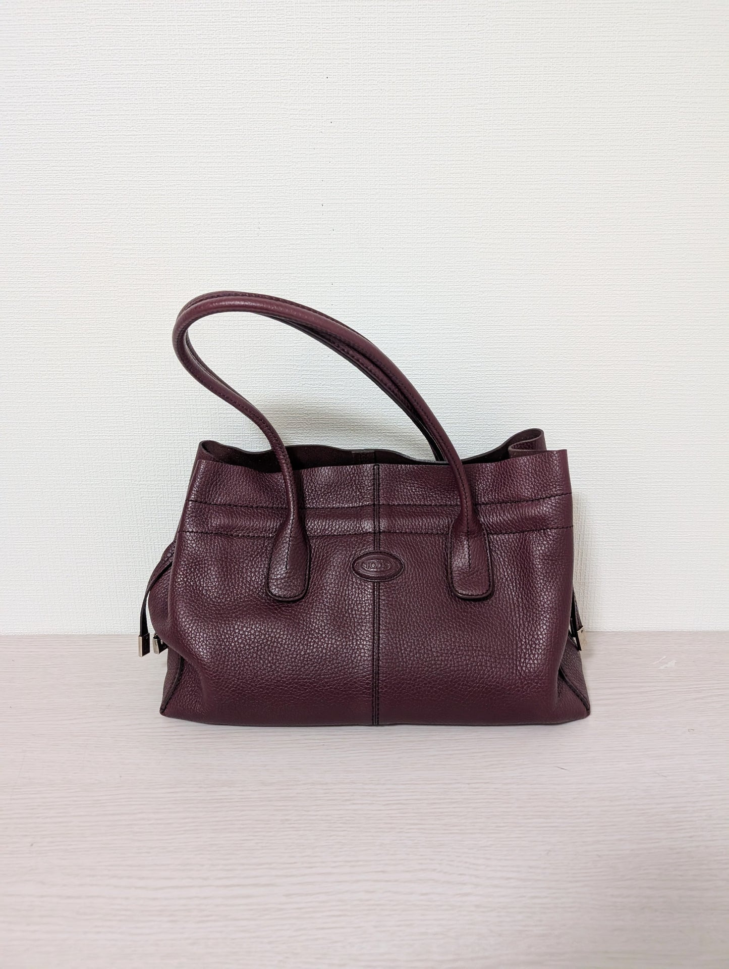 Leather D Bag Media Tote