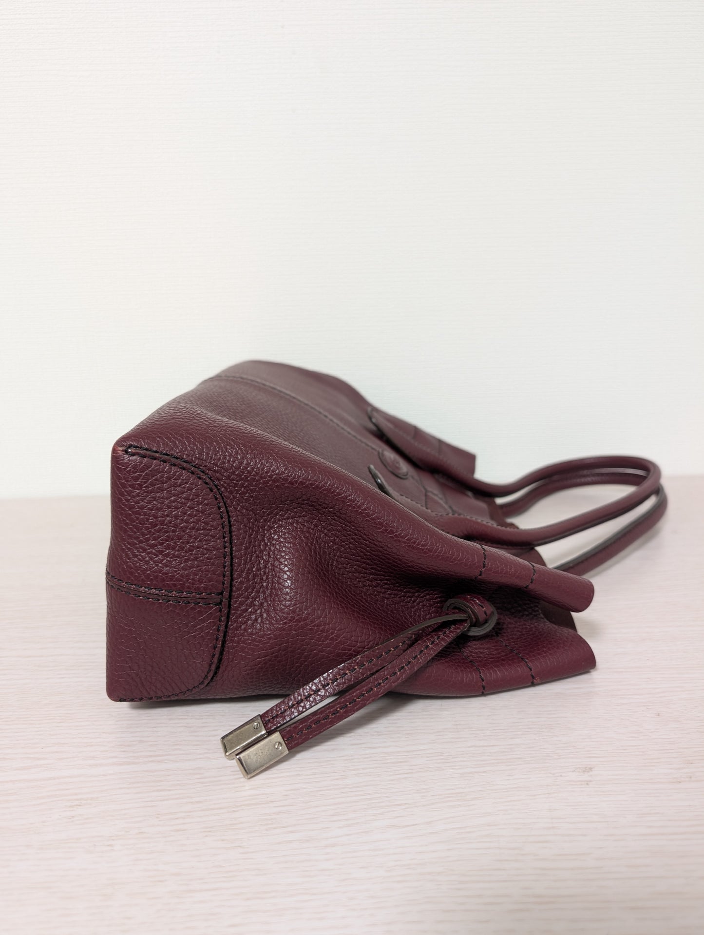 Leather D Bag Media Tote
