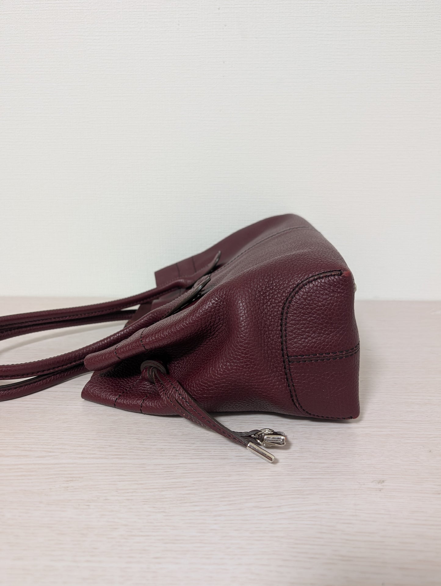 Leather D Bag Media Tote