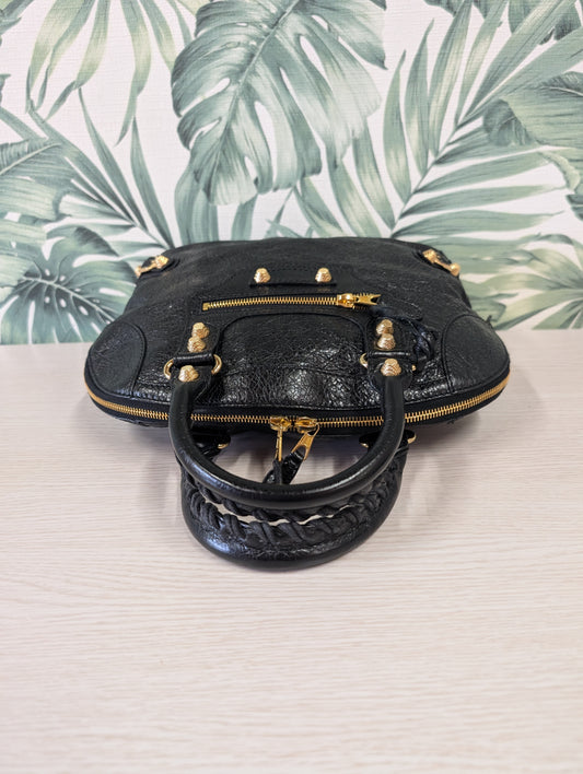 Agneau Giant 12 Gold Hardware Bowling Bag Small