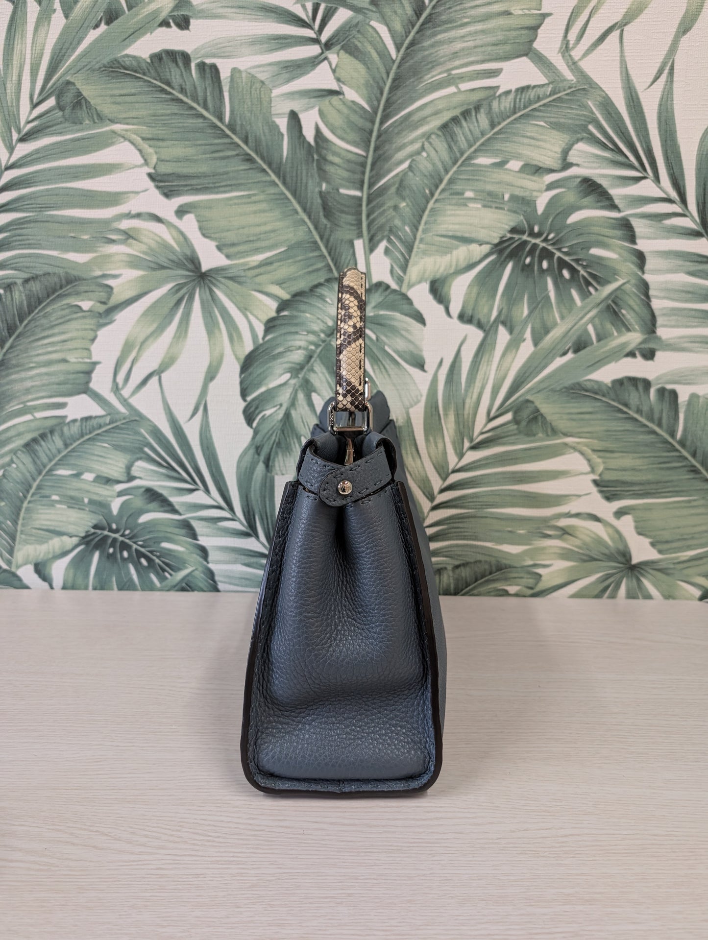 Peekaboo ISeeU Calfskin Python Handle Medium