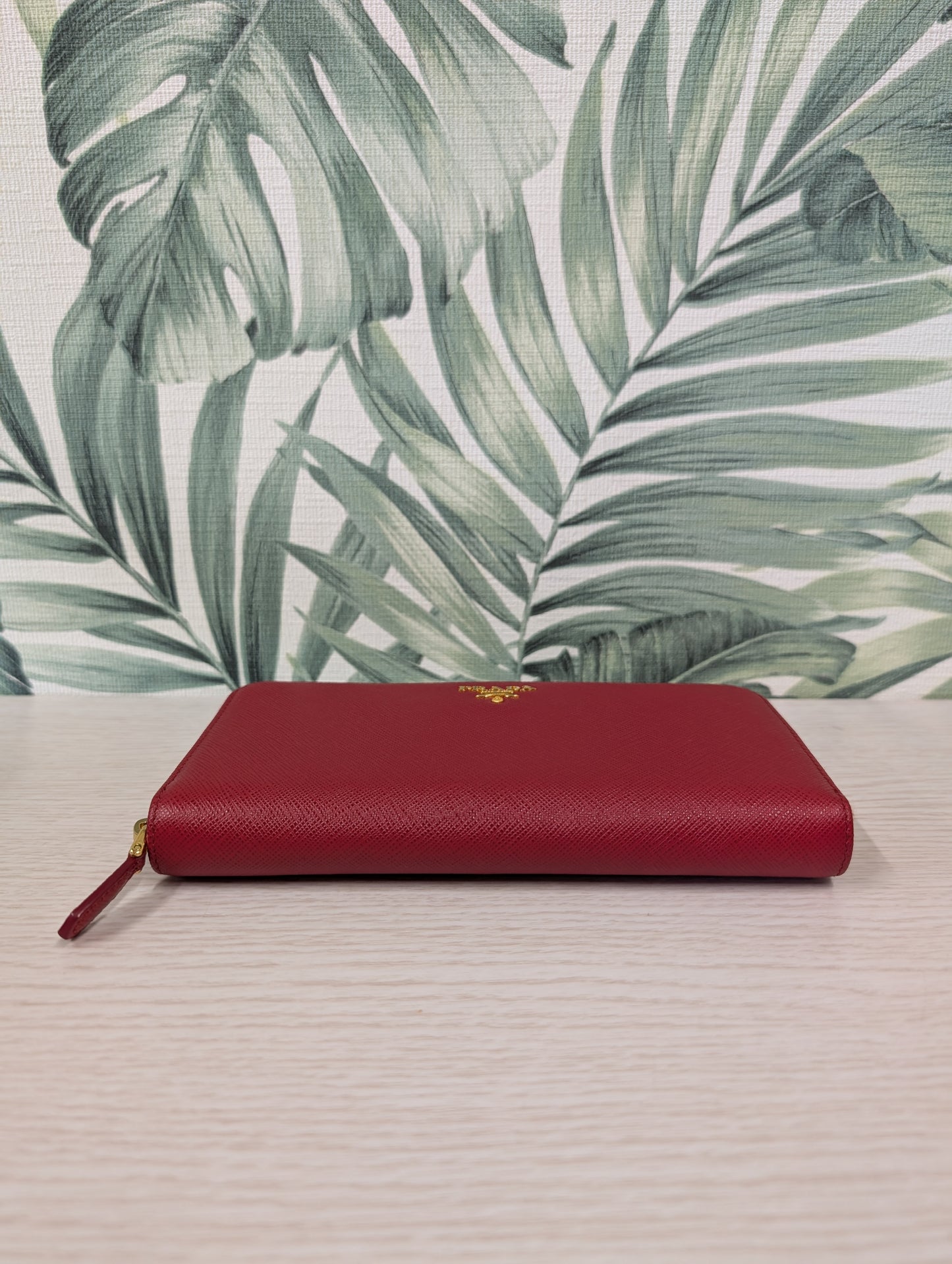 Saffiano Leather Continental Long Wallet