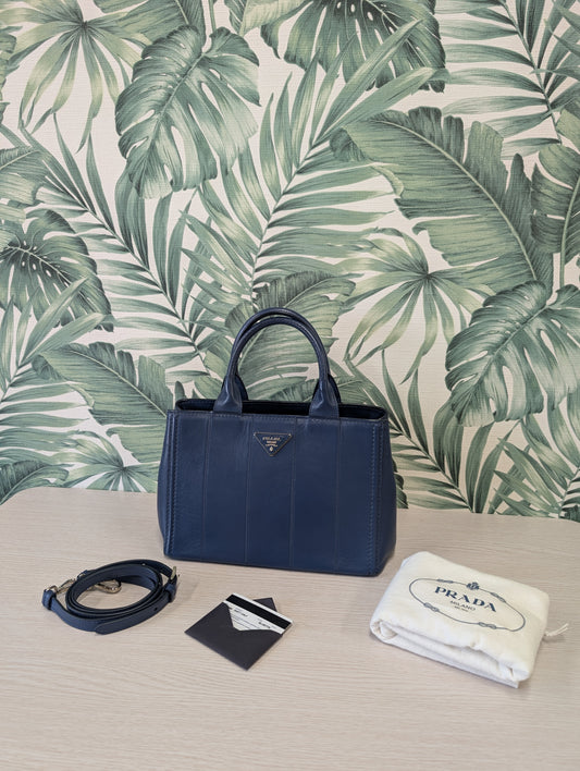 Canapa Leather Tote Bag Small