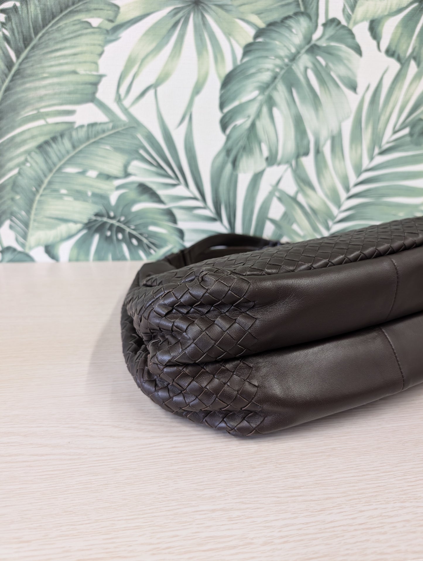 Intrecciato Campana Leather Small