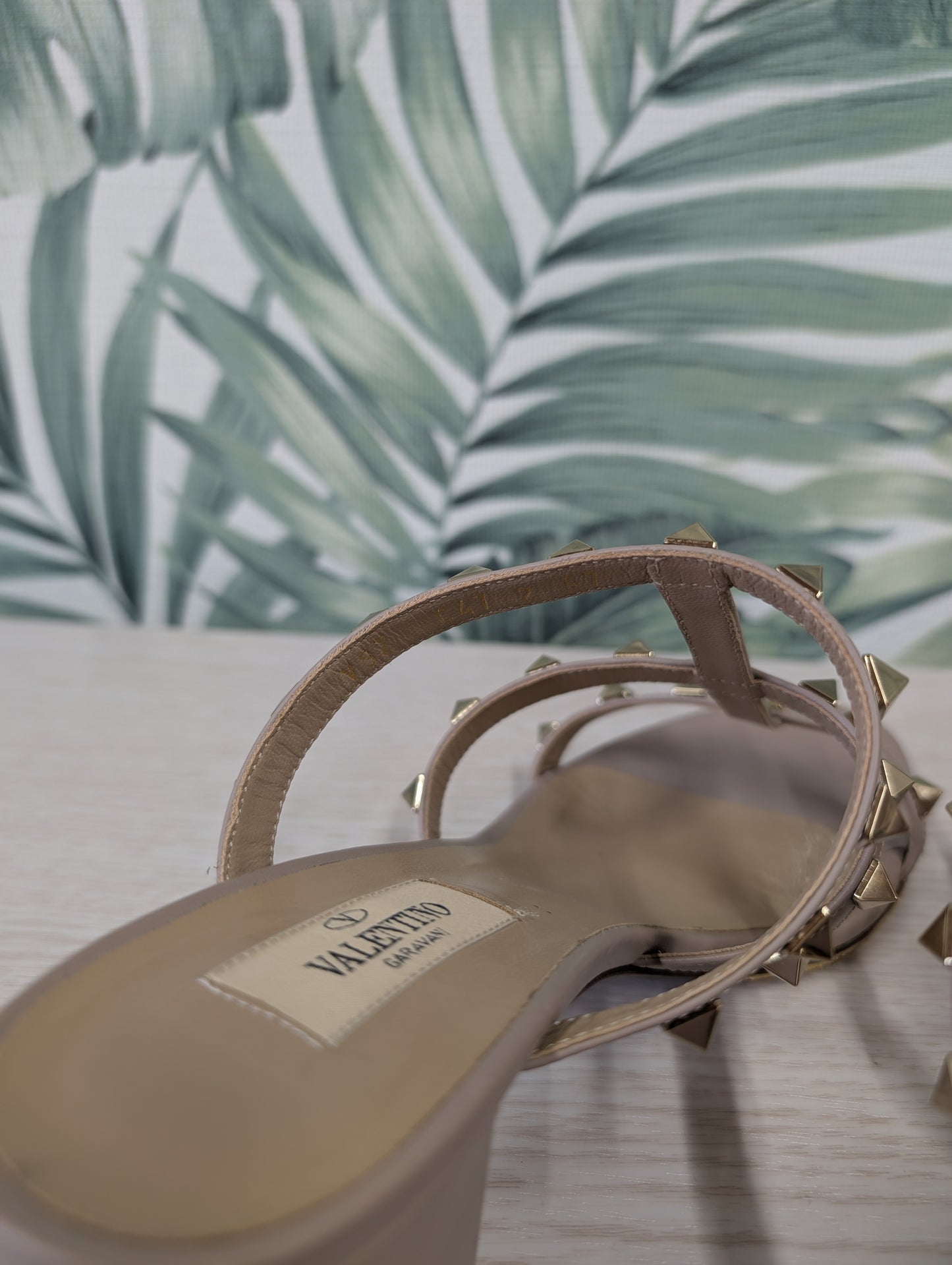 Rockstud Mule Sandals 37