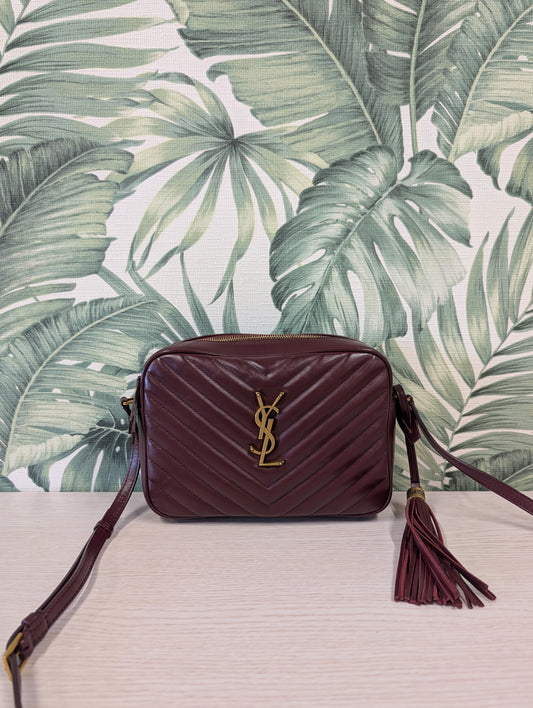 Matelassé Leather Monogram Lou Camera Bag Small