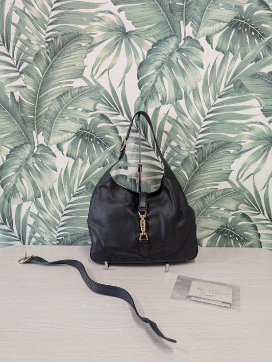 Vintage Jackie Grained Leather Large