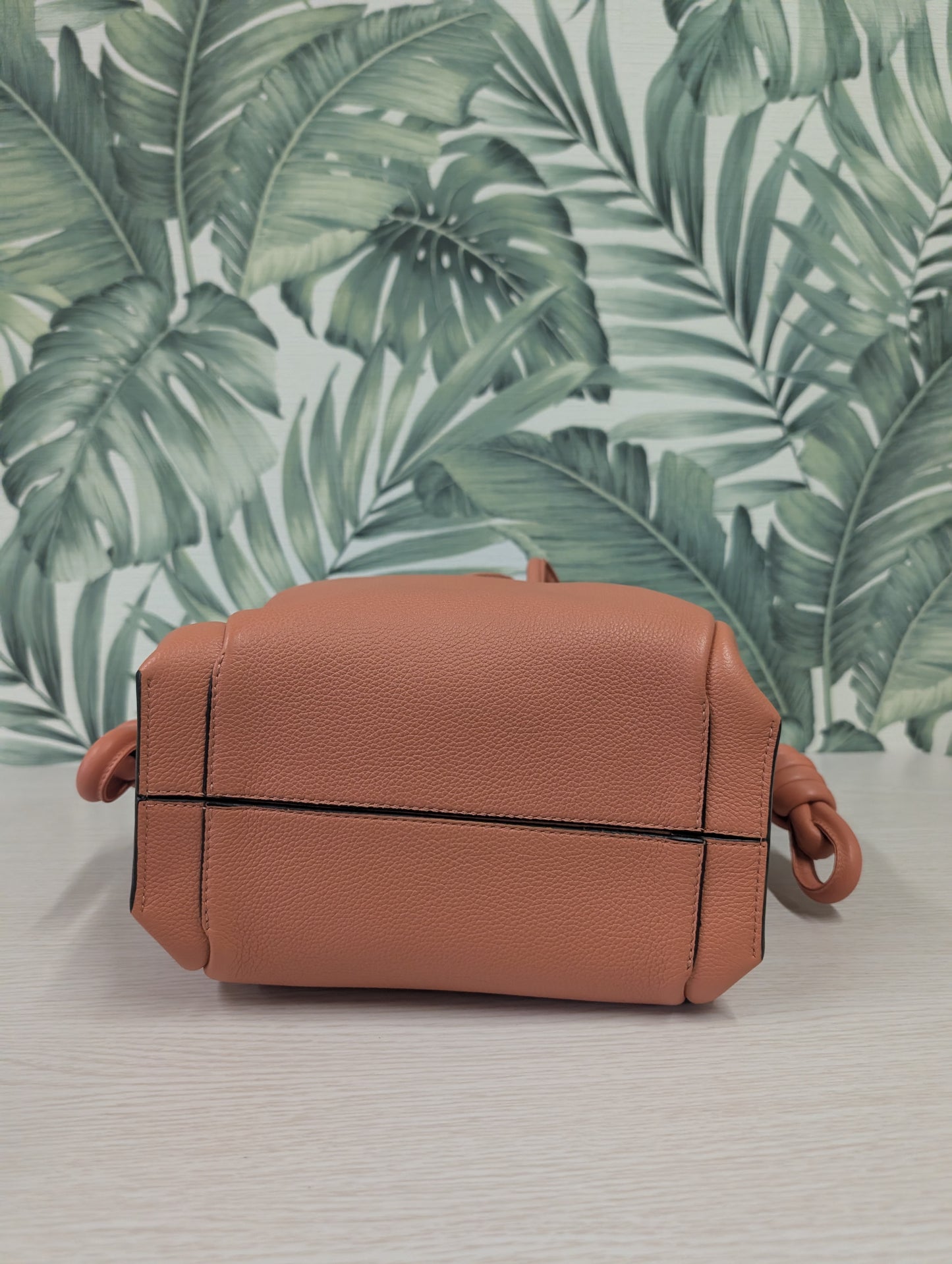 Leather Flamenco Knot Tote