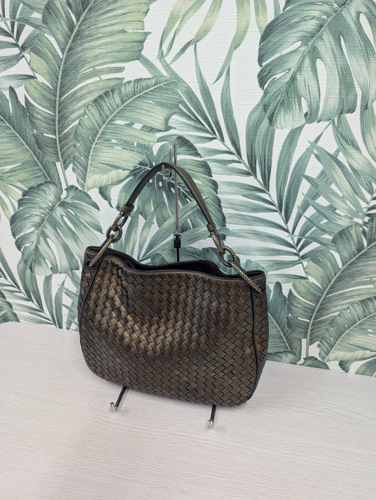 Intrecciato Nappa Leather Loop Small