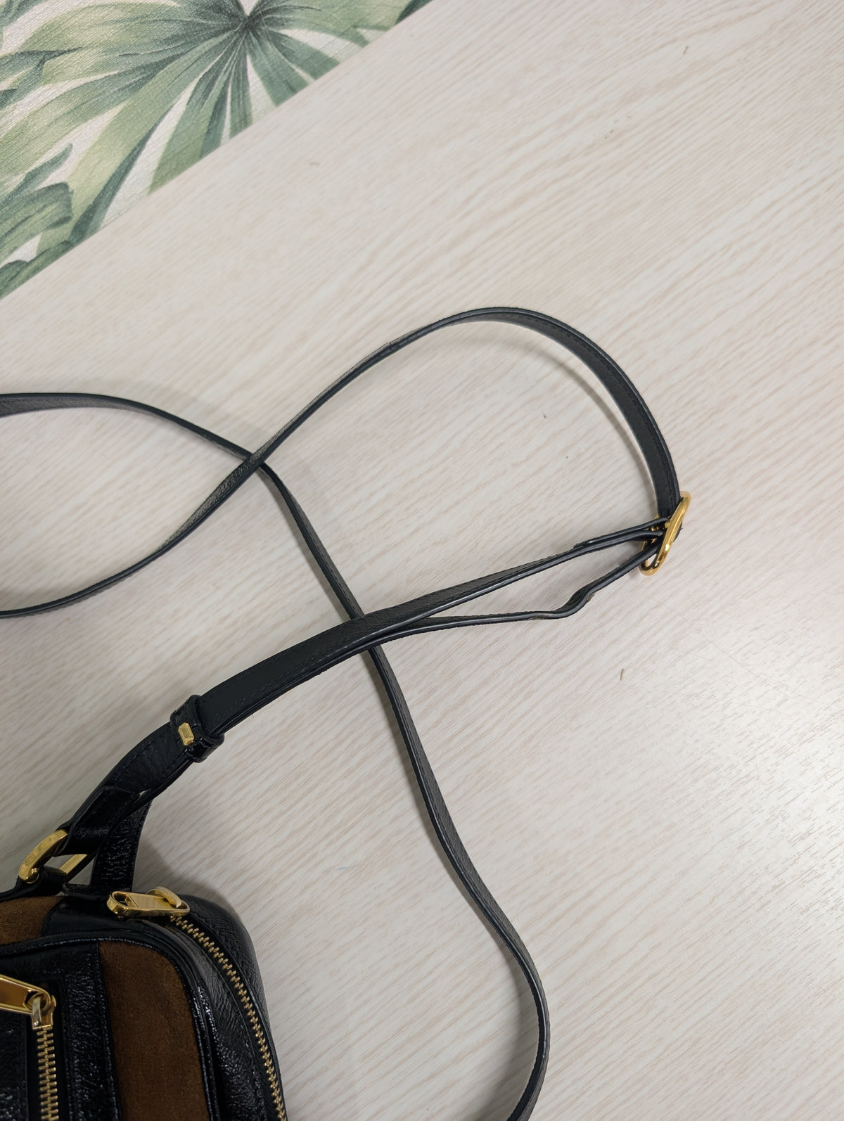 Vintage Suede Web Ophidia Mini