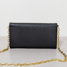 Load image into Gallery viewer, Saffiano Black Chain Bag
