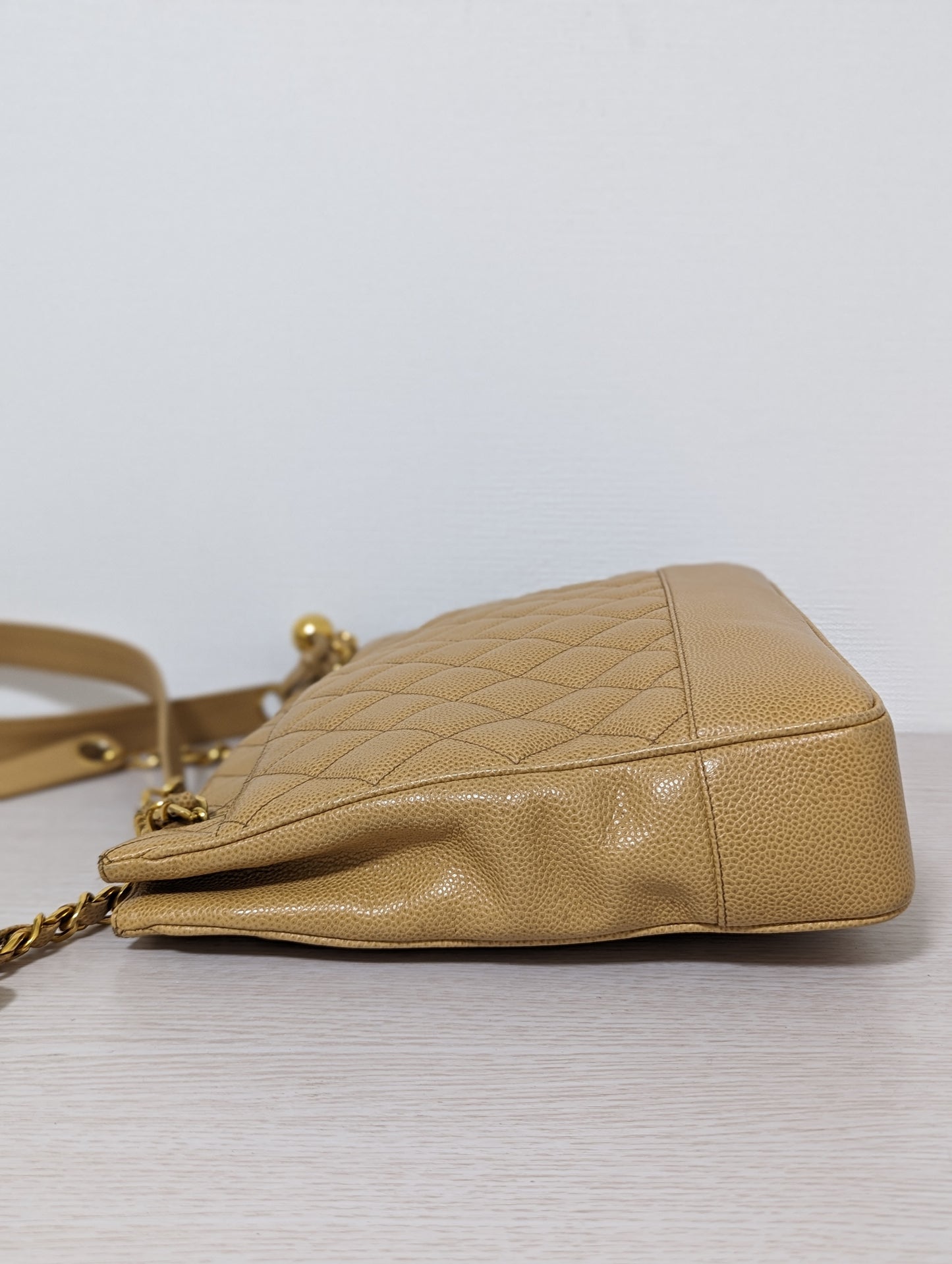 Quilted Caviar Matelasse Ballcharm