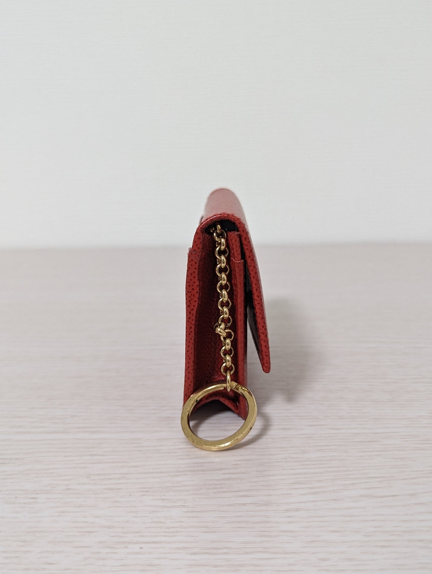 Ferragamo Card Case w/ Key Ring
