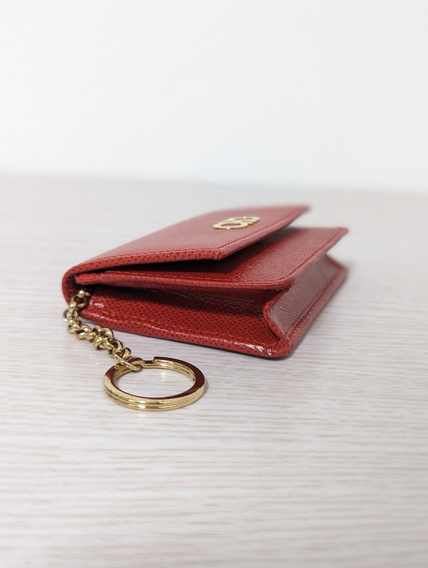 Ferragamo Card Case w/ Key Ring