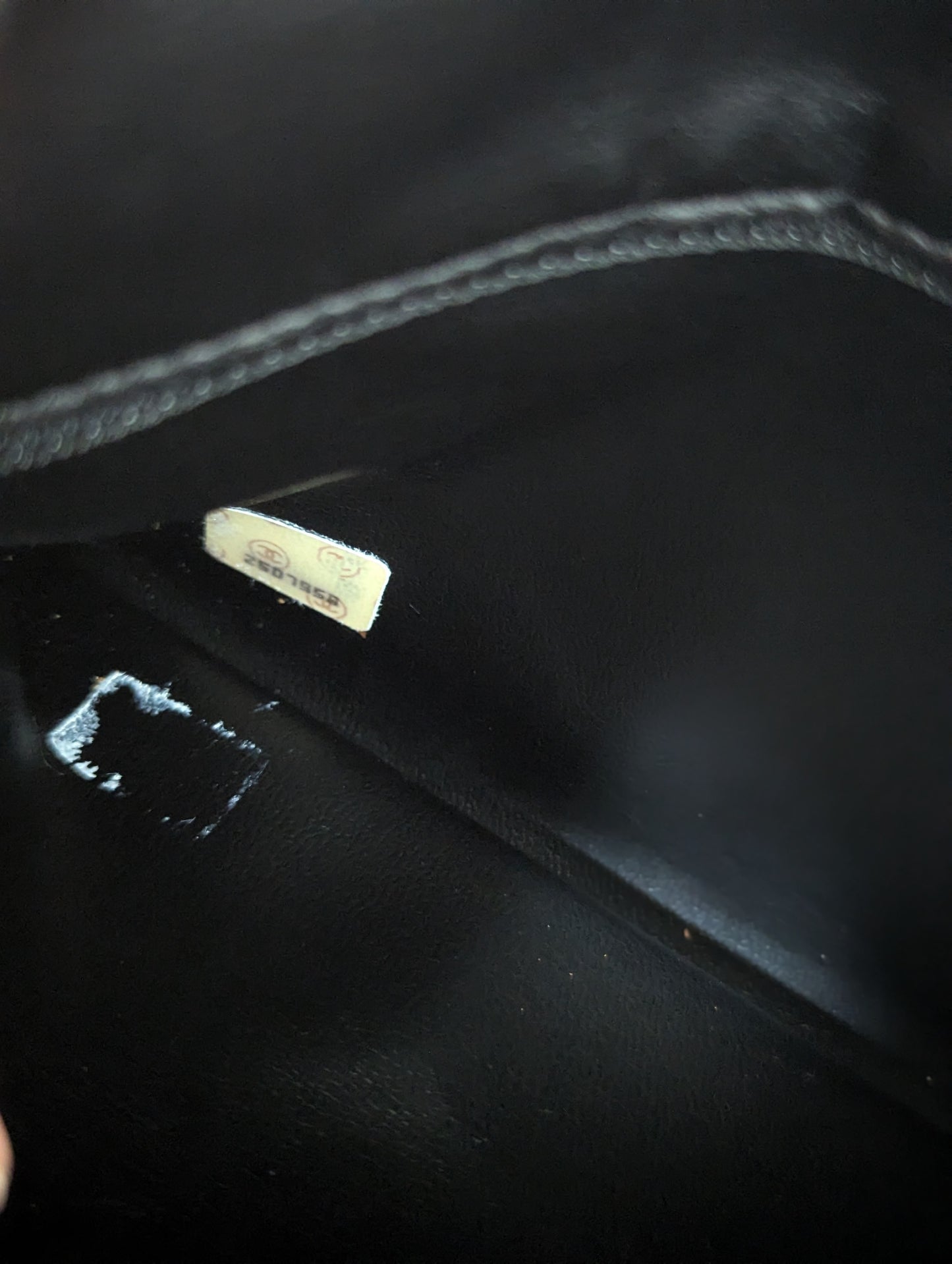 Vintage Embossed Caviar Leather