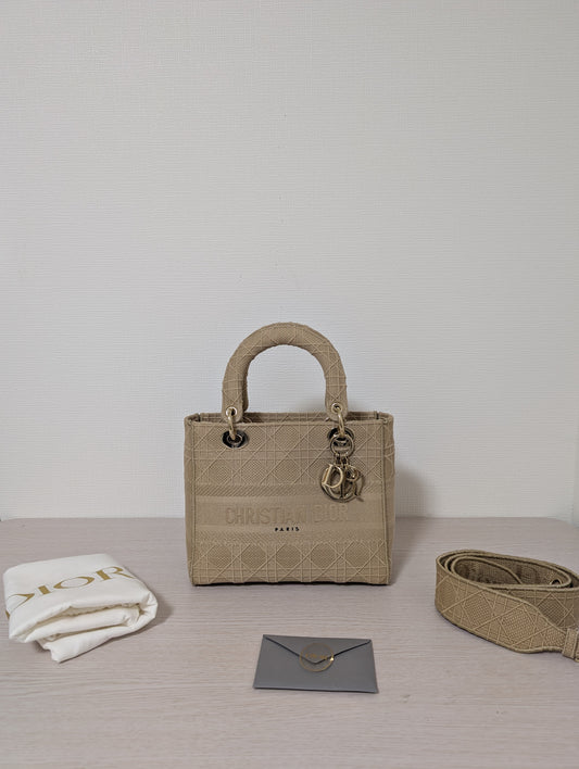 Lady Dior Canvas Small