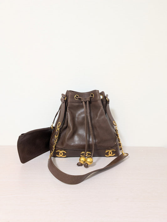 Vintage Caviar Bucket Triple CC