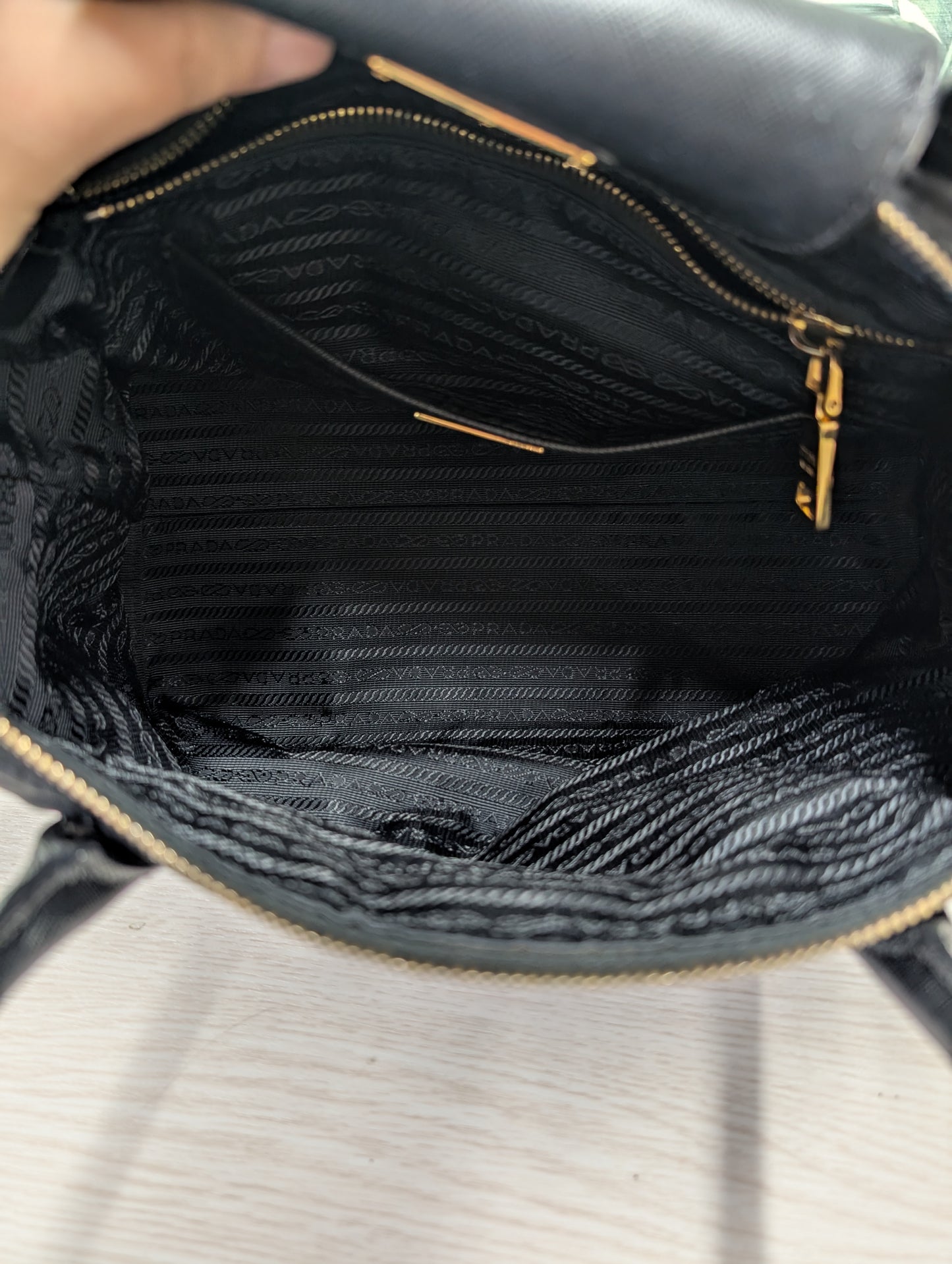 Nylon Convertible Flap Tote Large