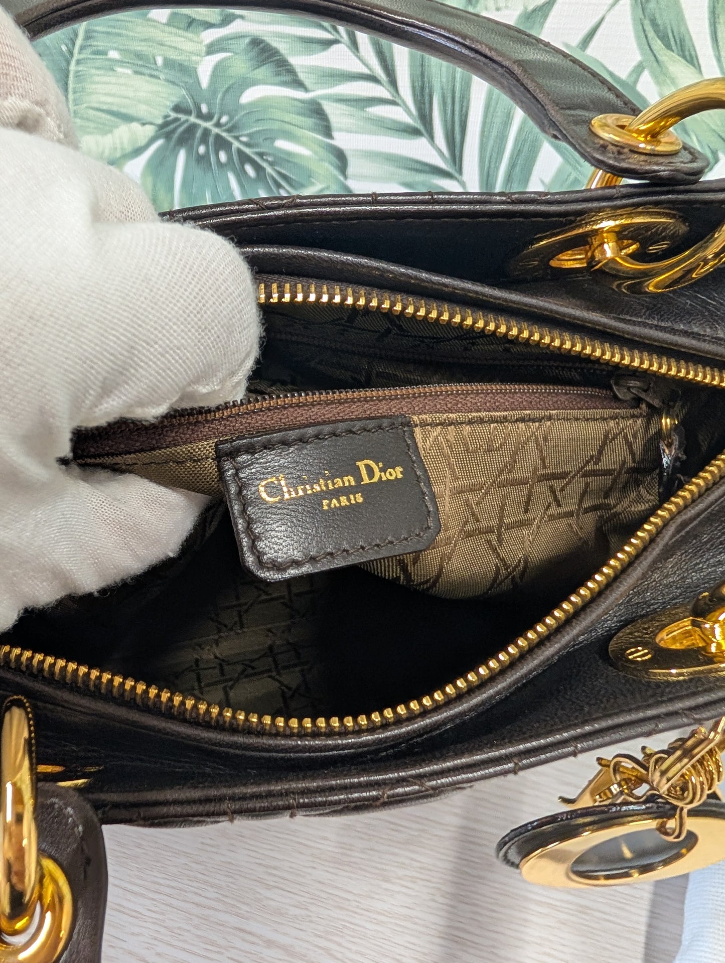 Vintage Lady Dior Lambskin Medium