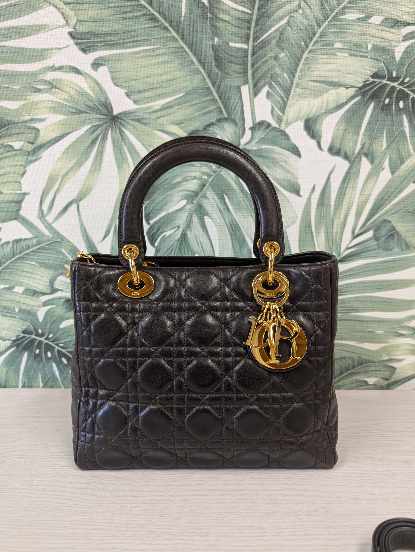 Vintage Lady Dior Lambskin Medium