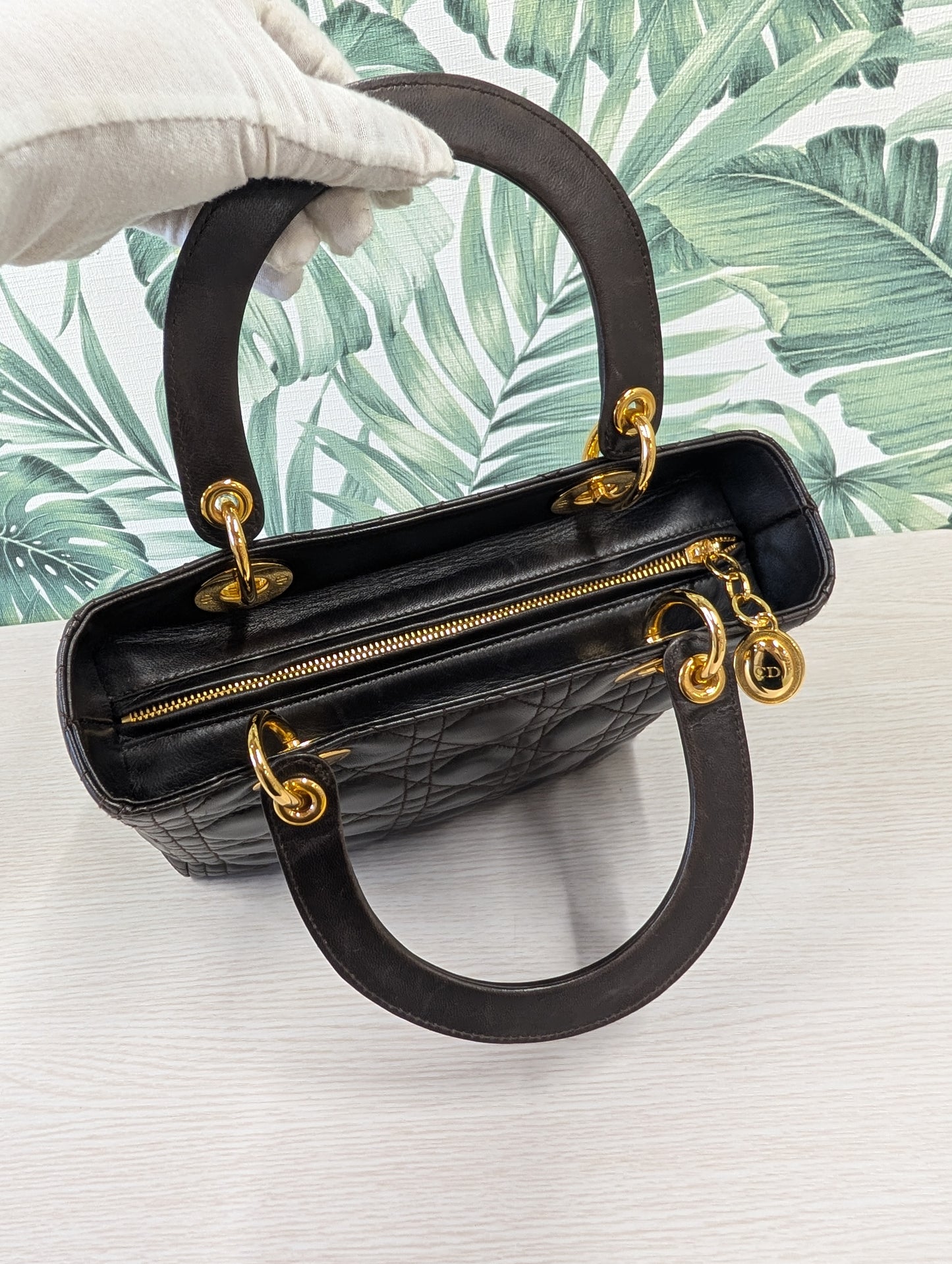 Vintage Lady Dior Lambskin Medium