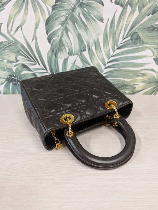 Vintage Lady Dior Lambskin Medium