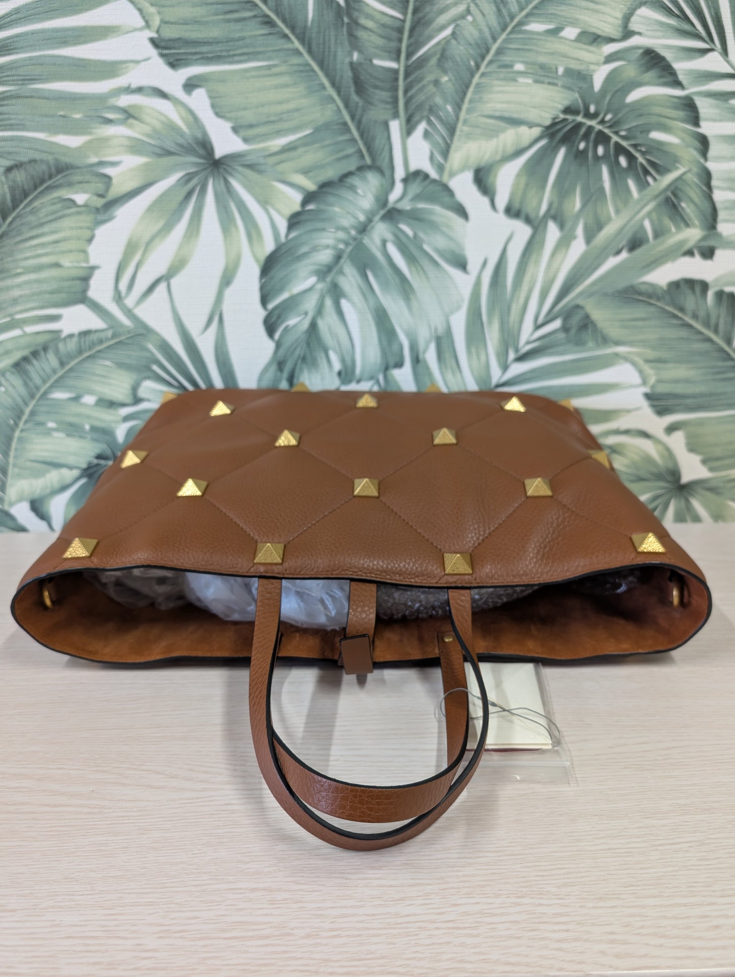 Roman Stud Shoulder Tote Large