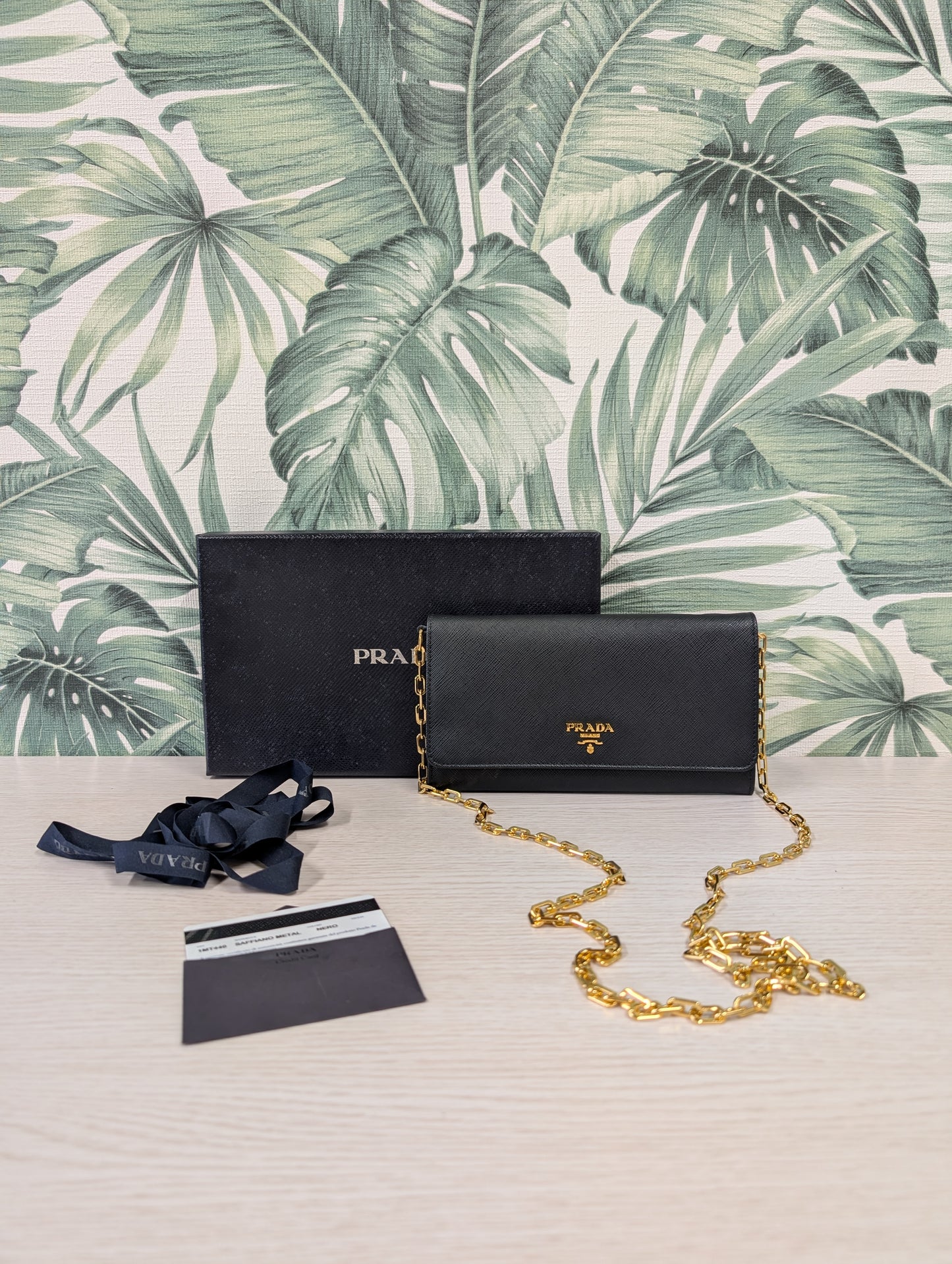 Saffiano Walleton Chain