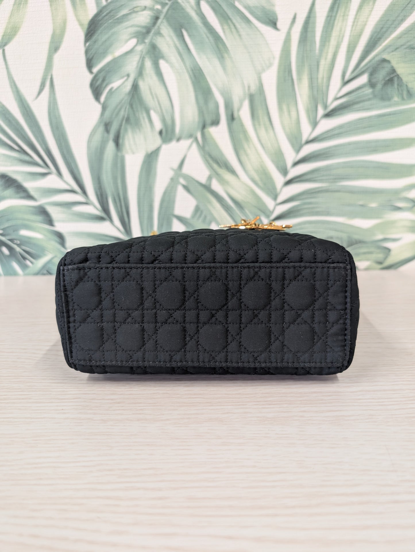 Vintage Lady Dior Quilted Nylon Micro