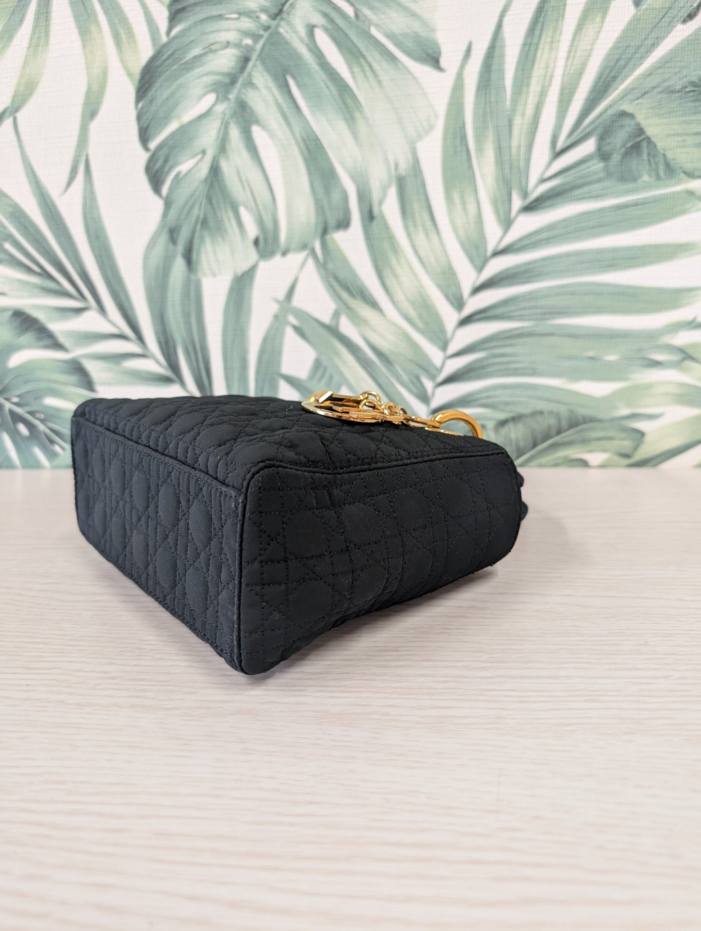 Vintage Lady Dior Quilted Nylon Micro