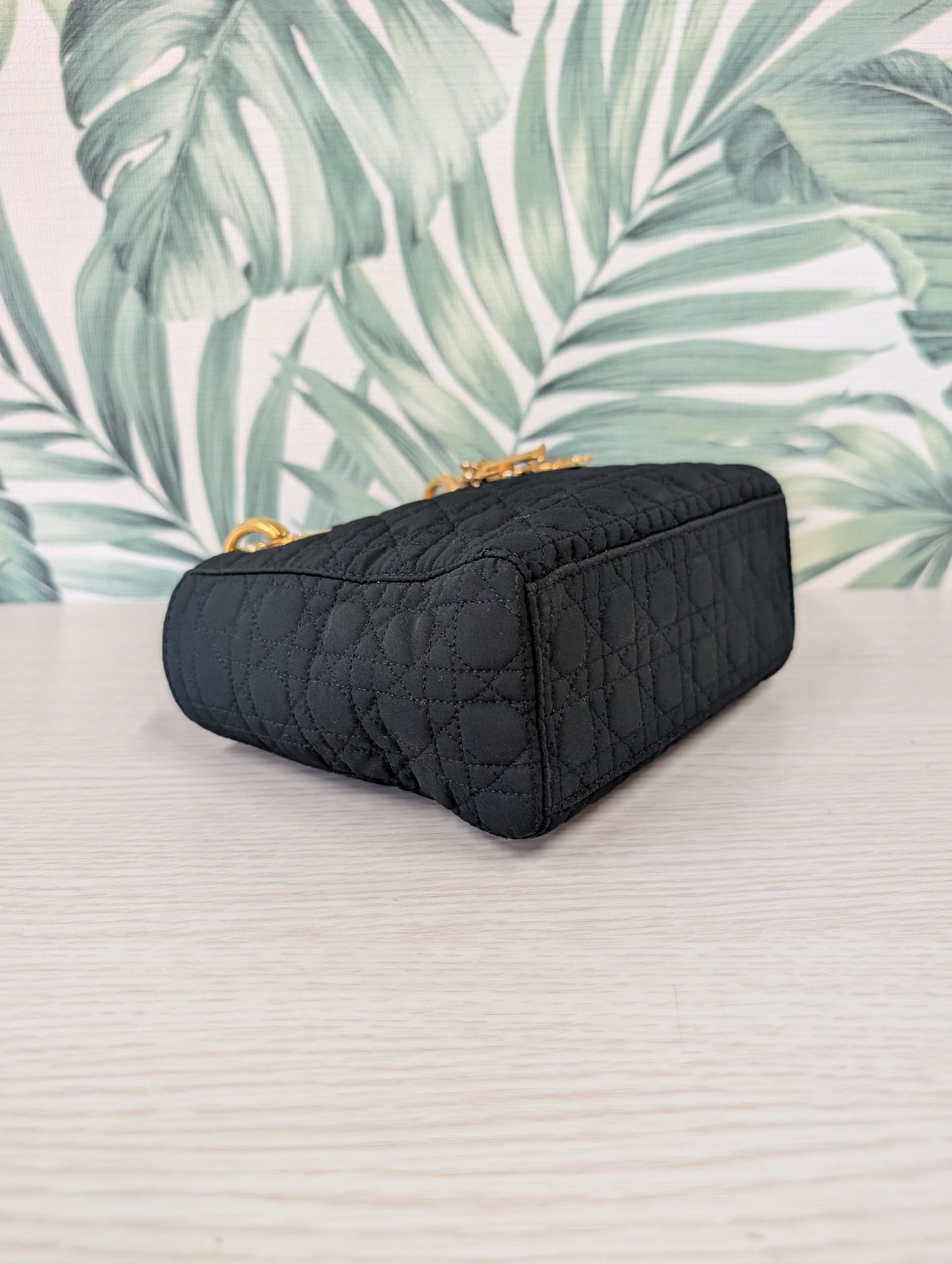 Vintage Lady Dior Quilted Nylon Micro