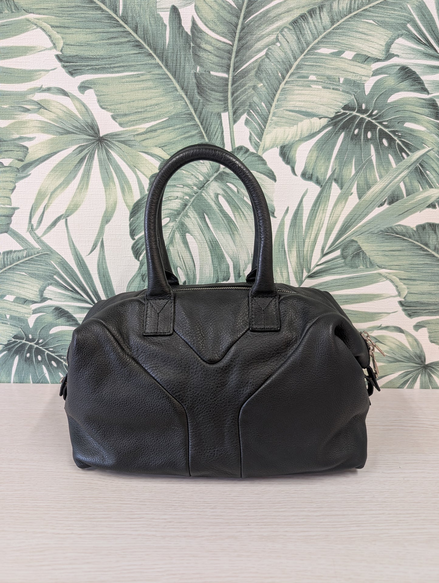 Easy Leather Y Ligne Boston Bag