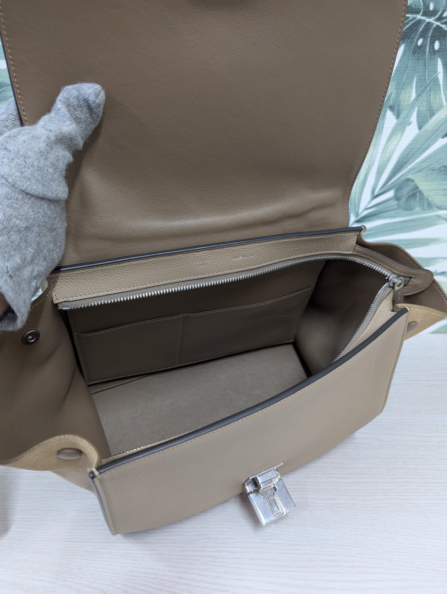 Drummed Leather Trapeze Small