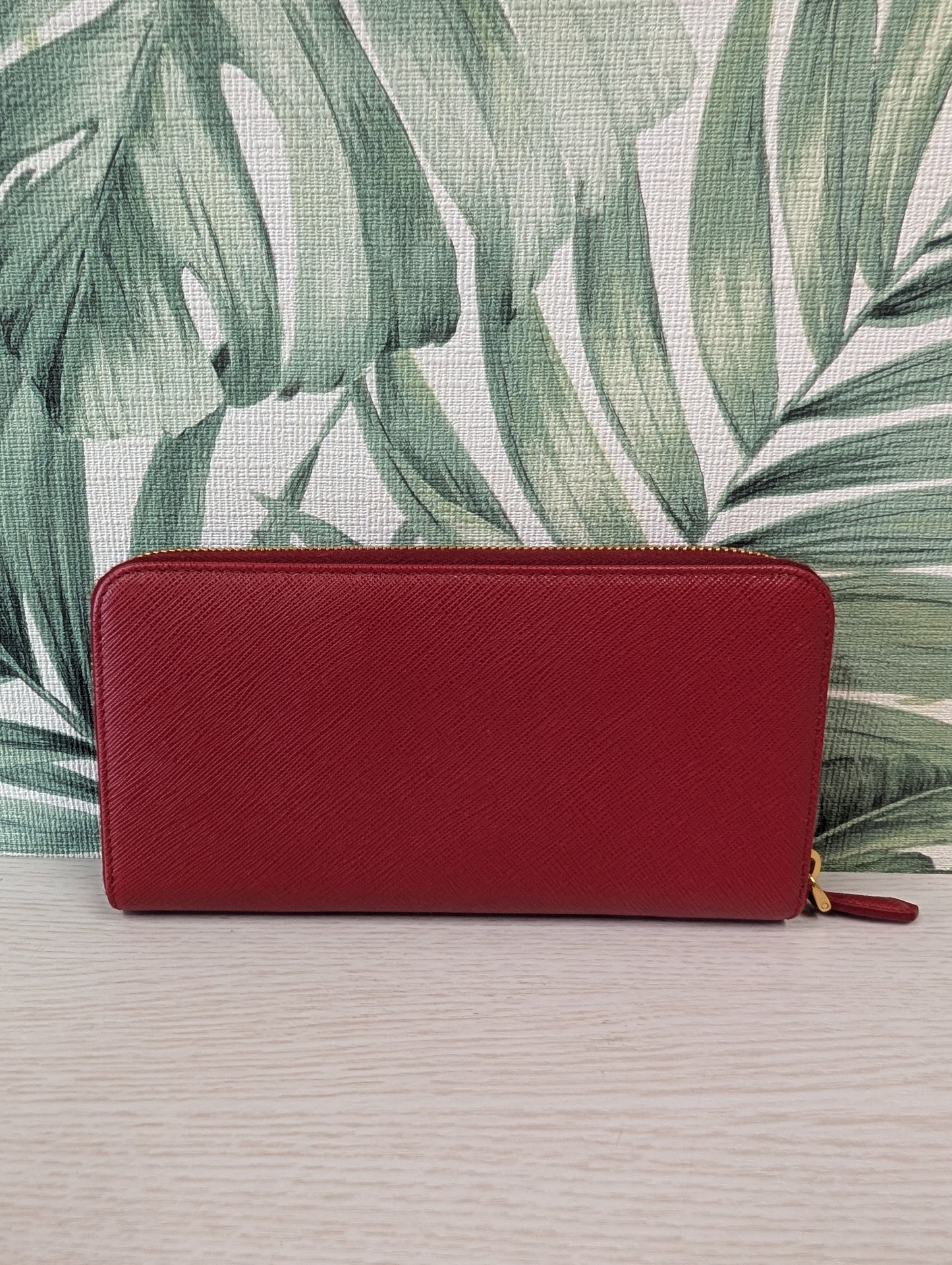 Saffiano Leather Continental Long Wallet