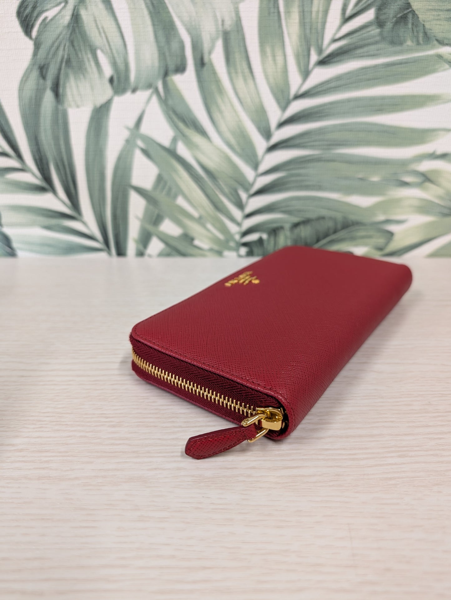 Saffiano Leather Continental Long Wallet