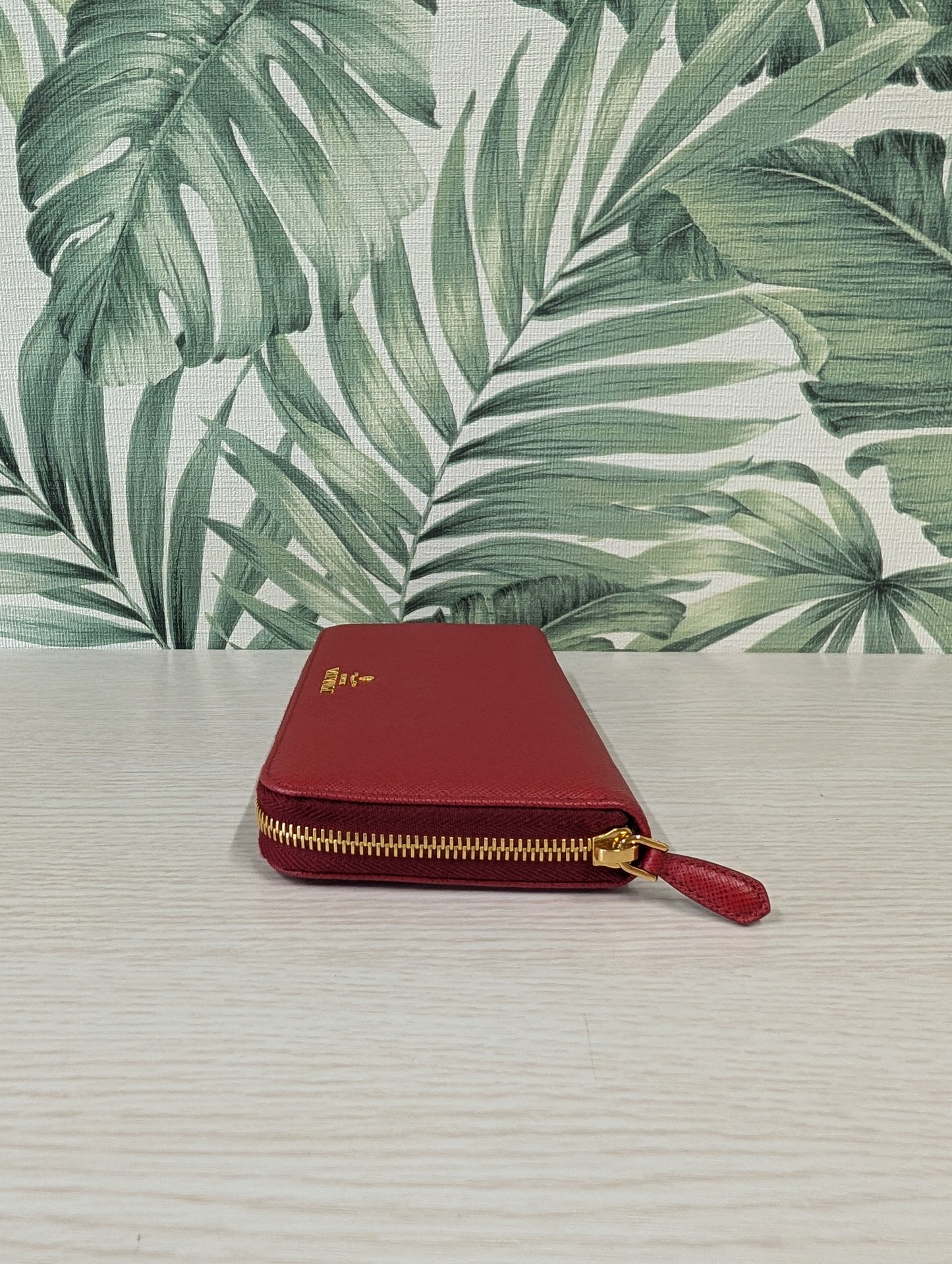 Saffiano Leather Continental Long Wallet