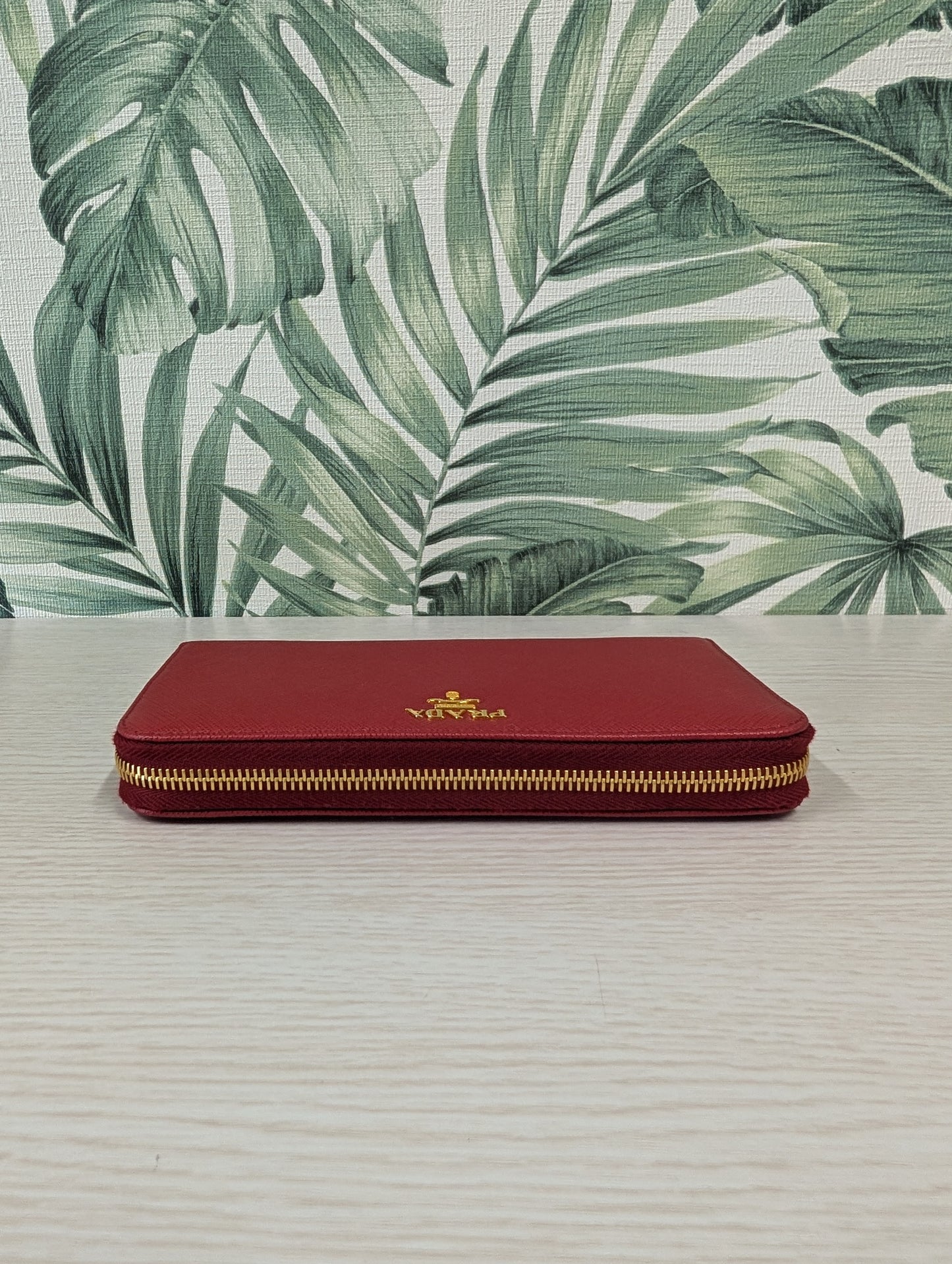 Saffiano Leather Continental Long Wallet