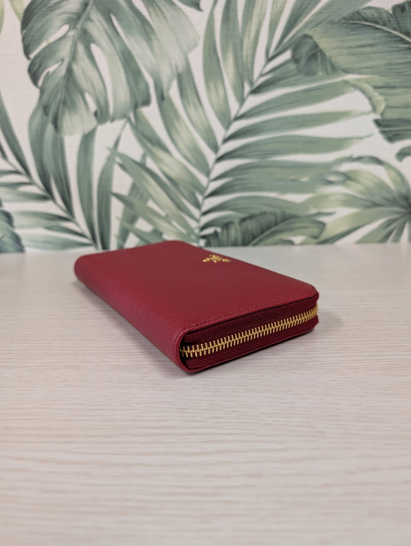 Saffiano Leather Continental Long Wallet