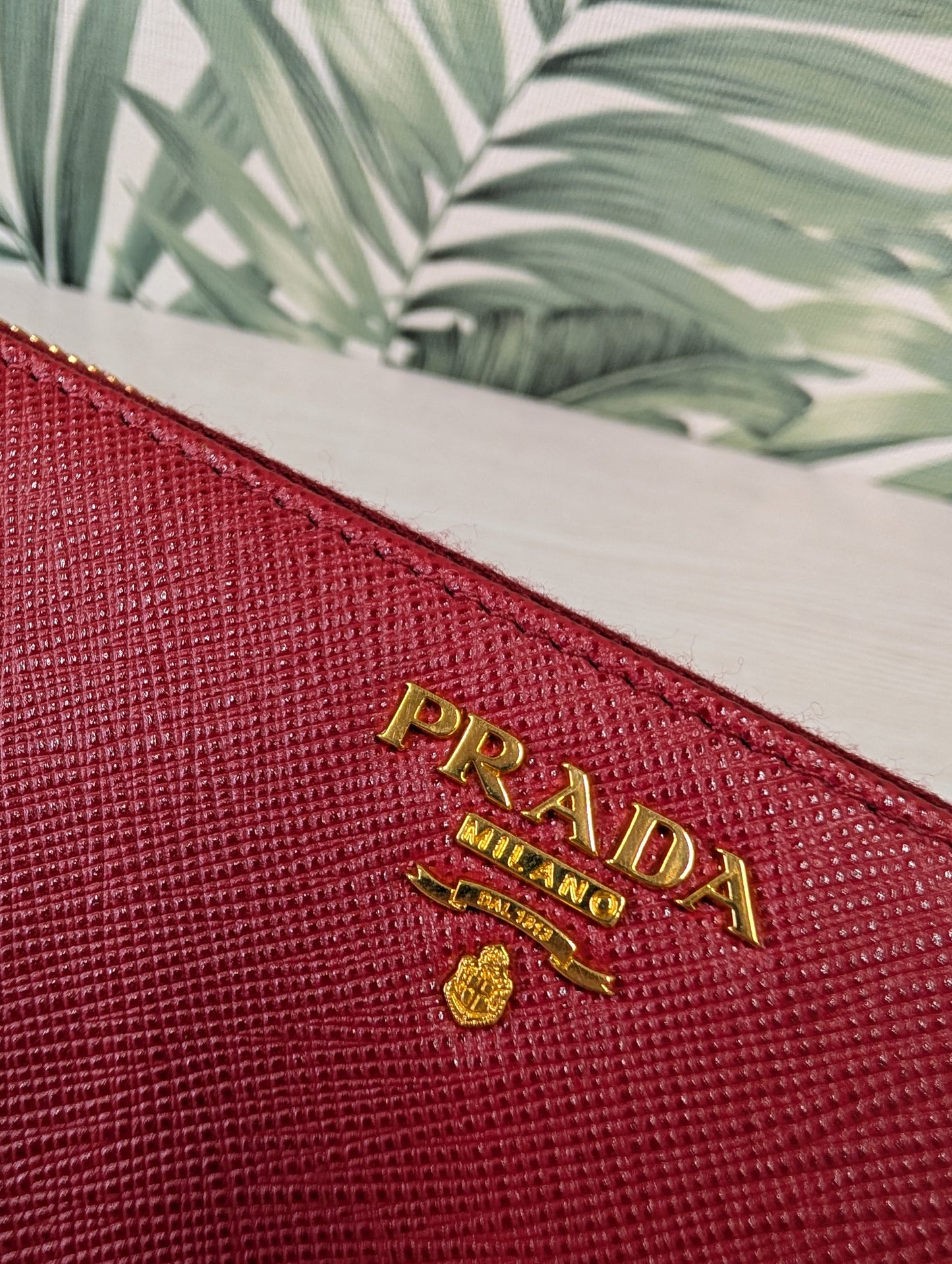 Saffiano Leather Continental Long Wallet