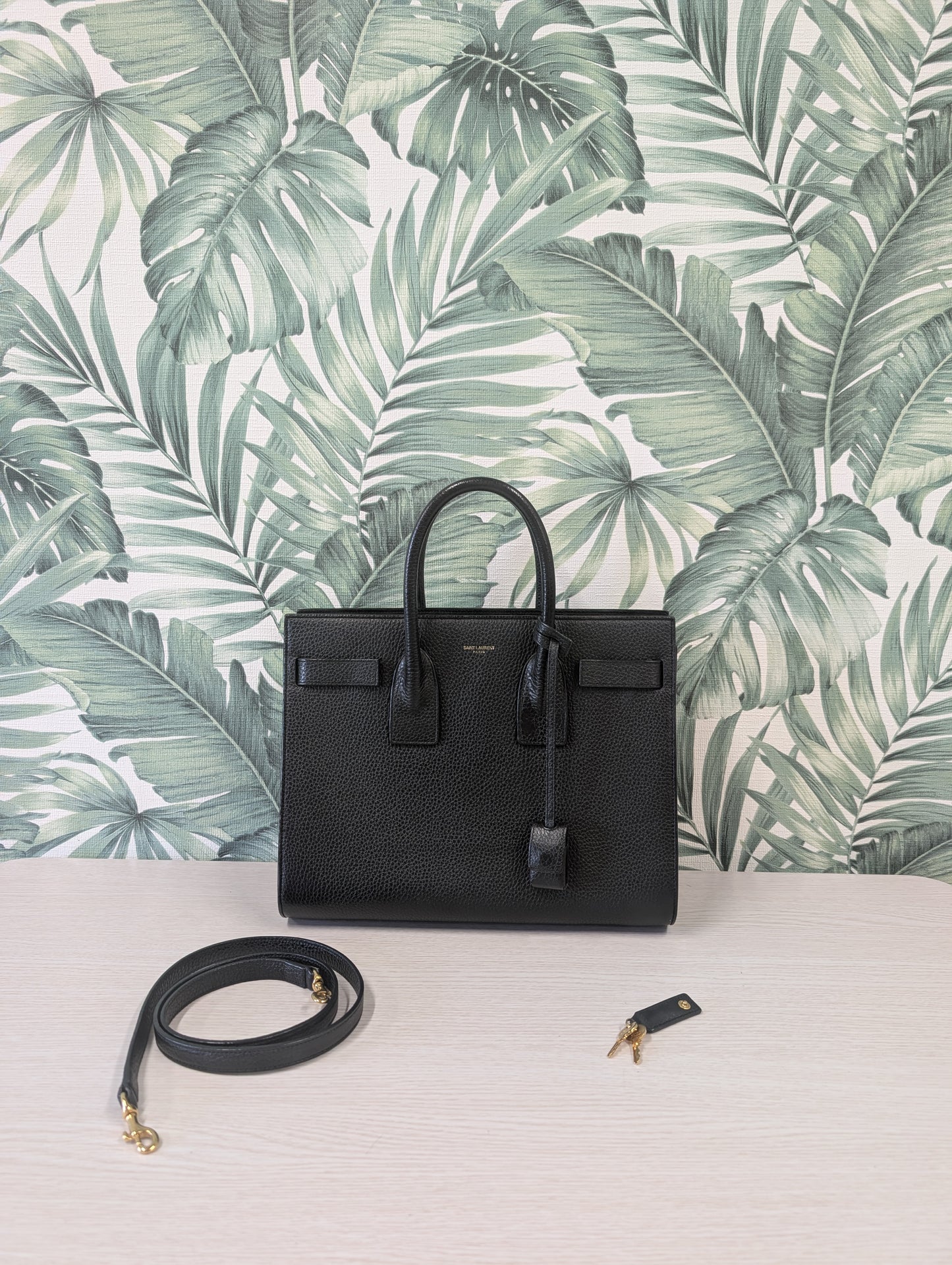 Sac De Jour Grained Leather Small