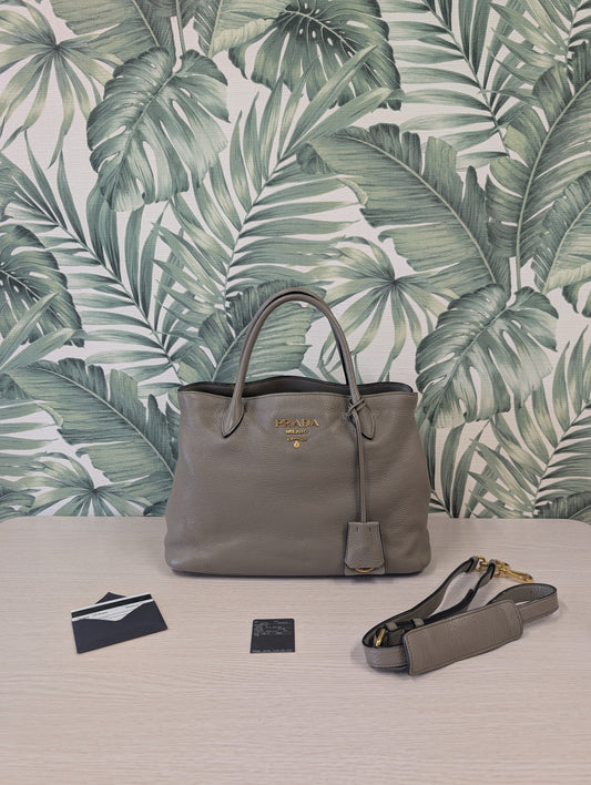 Vit Daino Leather Top Handle Small