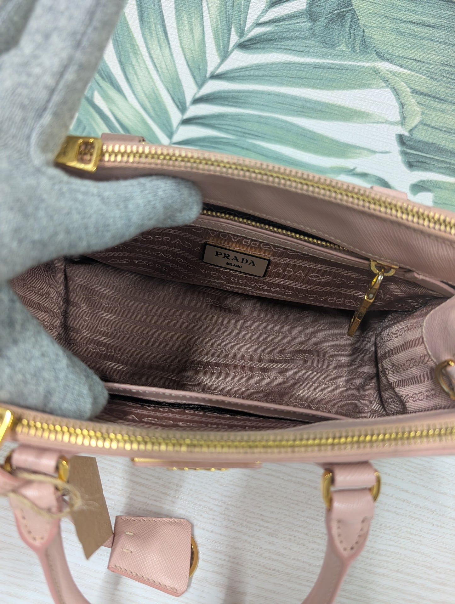 Saffiano Galleria Orchidea Small