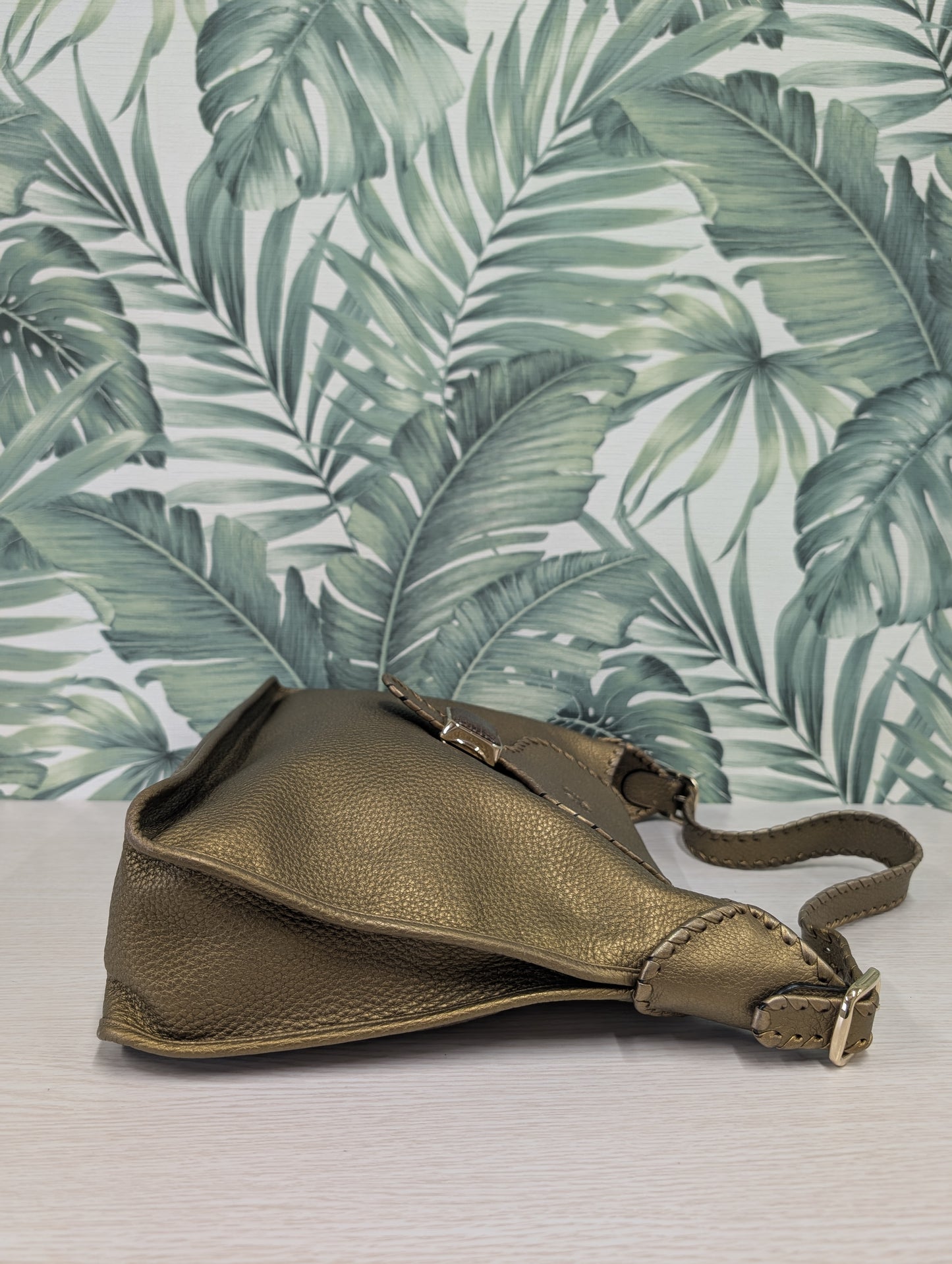 Leather Hobo Tote