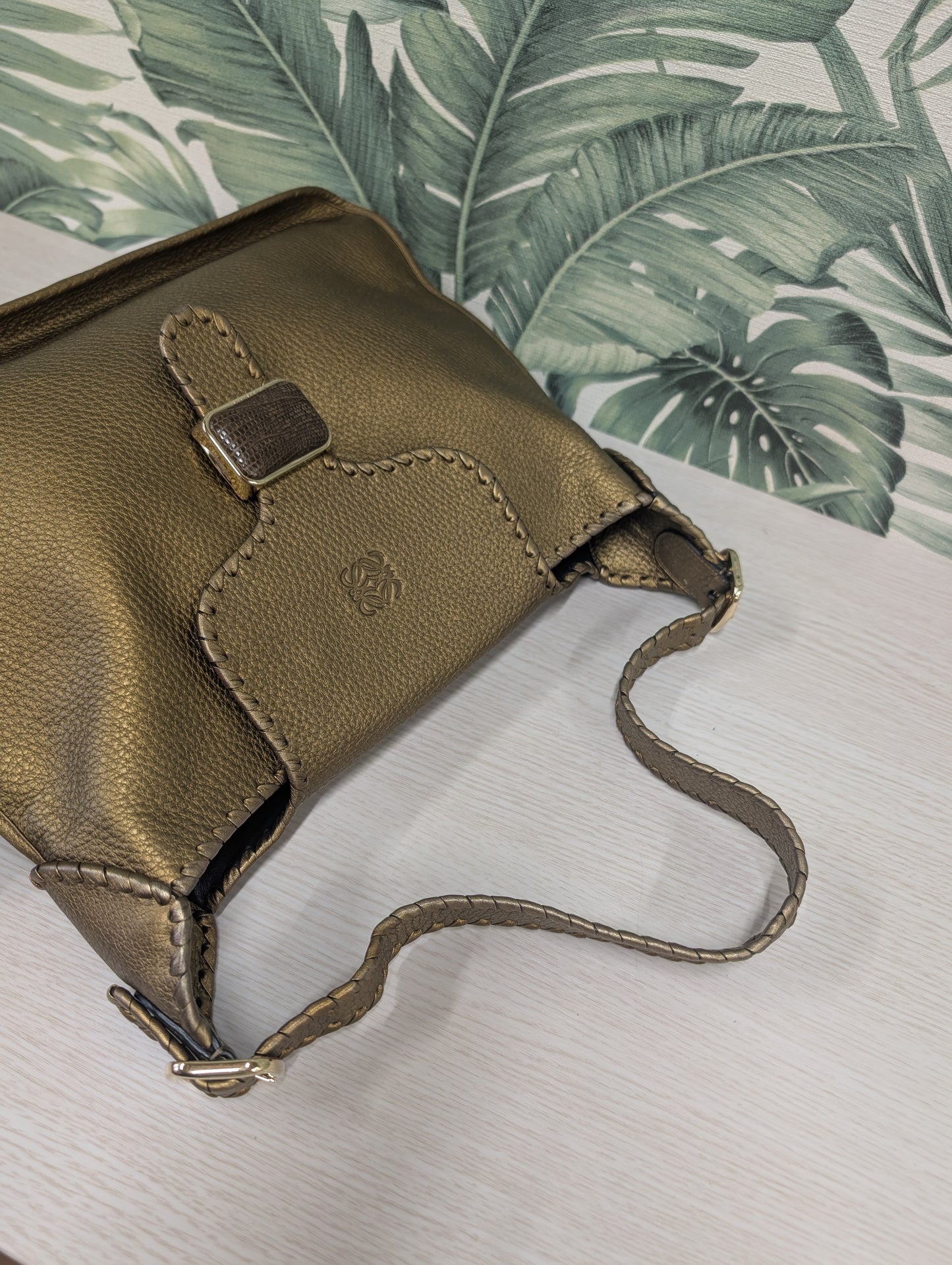 Leather Hobo Tote