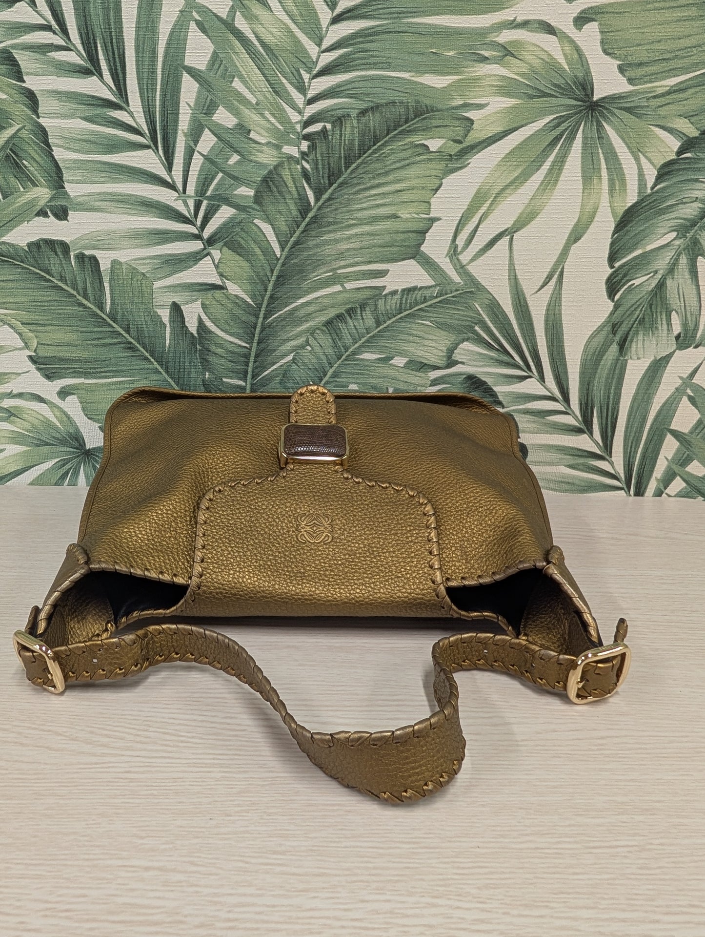 Leather Hobo Tote