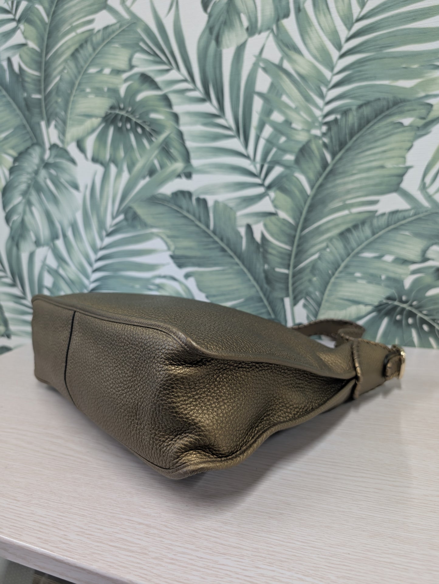 Leather Hobo Tote