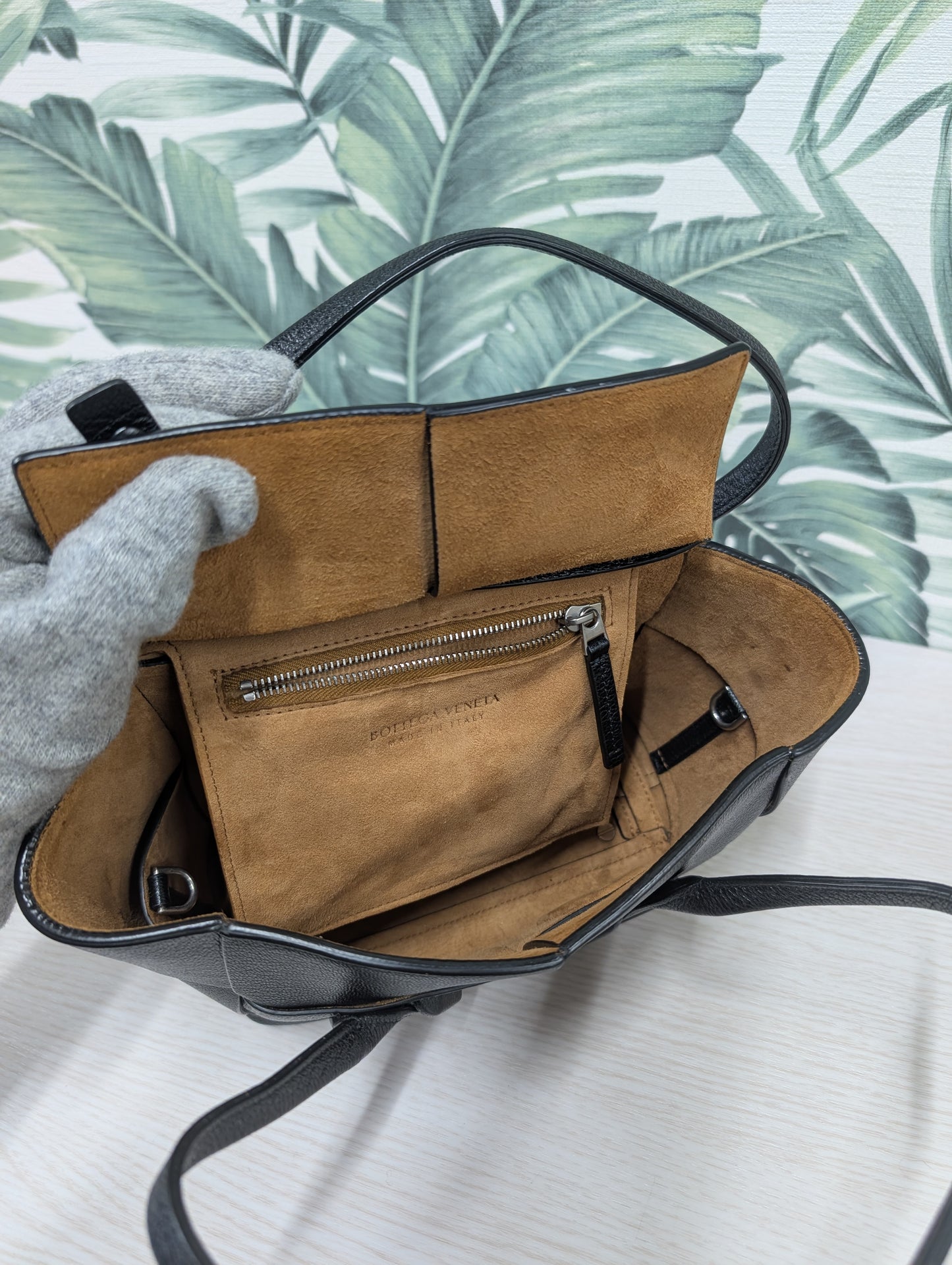 Arco Grained Leather Mini