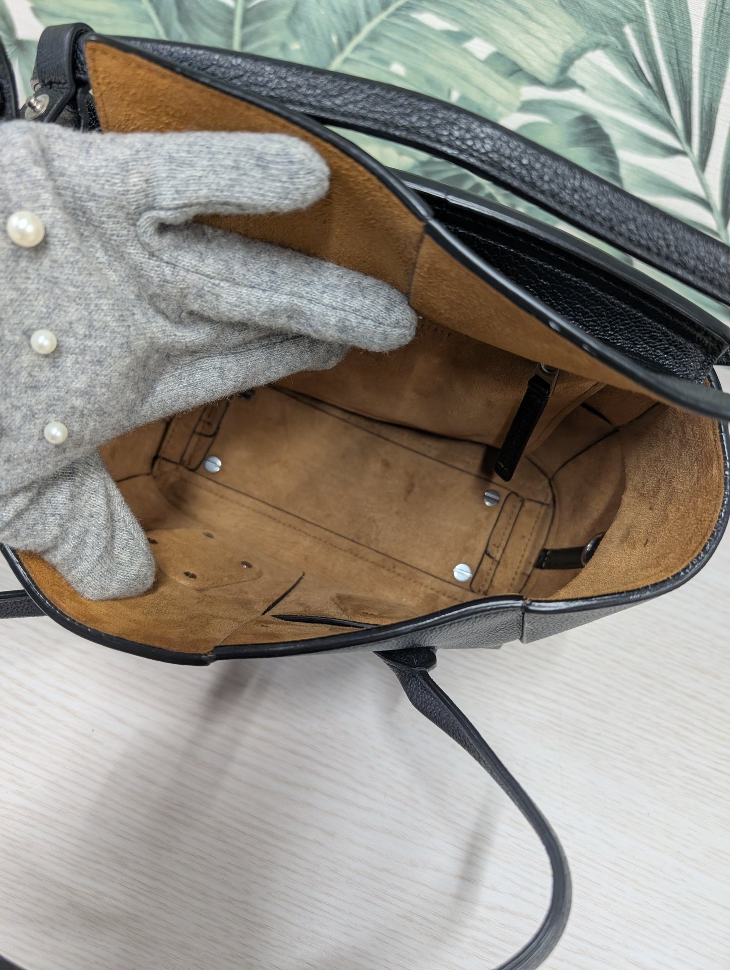 Arco Grained Leather Mini