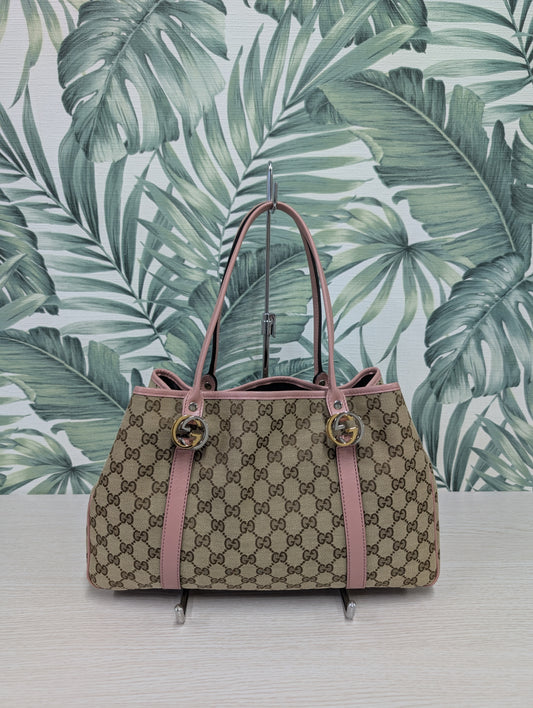 GG Canvas Twins Tote Bag